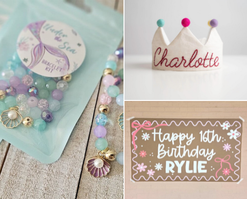 CUTE + AFFORDABLE KID BIRTHDAY PARTY: GIRL cover photo collage