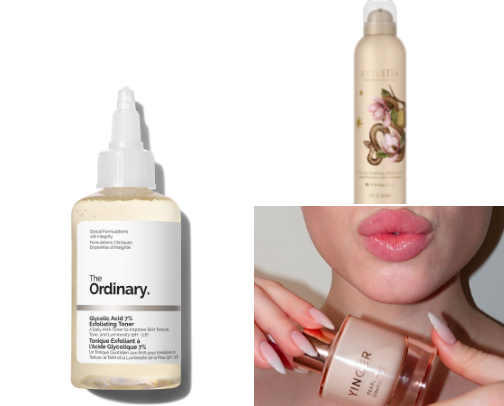 My favorite beauty recs cover photo collage