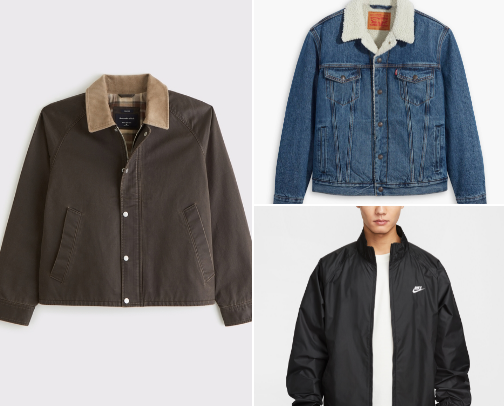 Fall/Winter Jackets cover photo collage