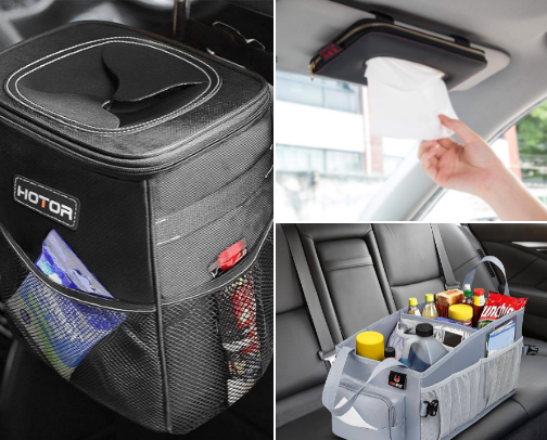 Vehicle accessories cover photo collage