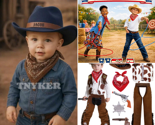 Little western wear cover photo collage