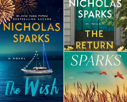❤️ 15 Must-Read Nicholas Sparks Books. cover photo collage