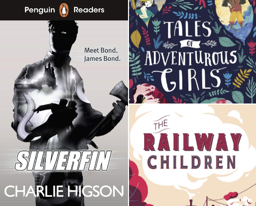Get Free - Companion Reads for Penguin Readers Level 1: Silverfin (ELT Graded Reader) cover photo collage