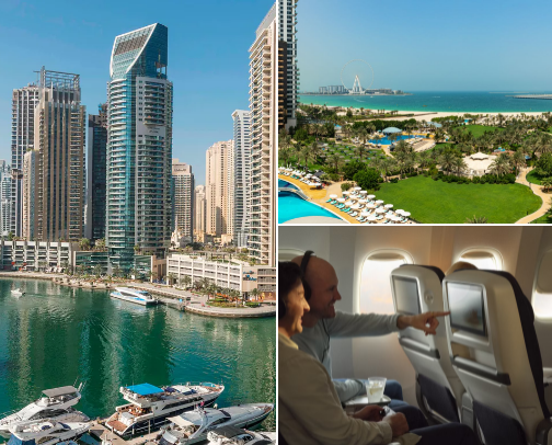 Dubai Travel cover photo collage