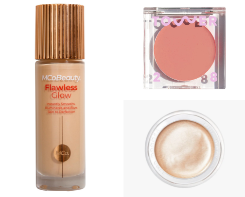Glowing Makeup on a Budget cover photo collage