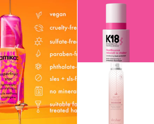 Hair Products cover photo collage