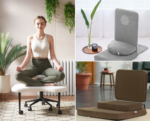 15 Best Meditation Chairs & Benches for Back Support cover photo collage
