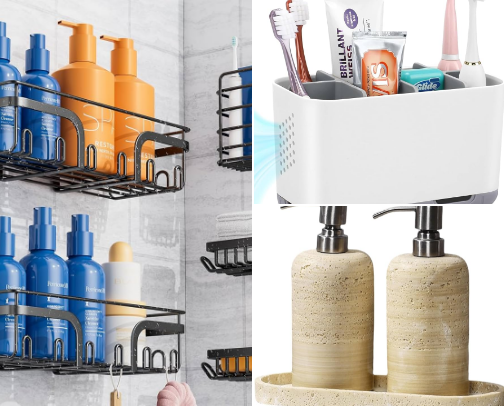 Bathroom essential cover photo collage