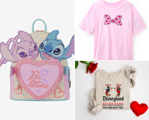 Sweathearts Nite At Disneyland & Valentine's Day '25 cover photo collage