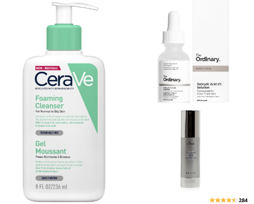 skin care routine for oily skin cover photo collage