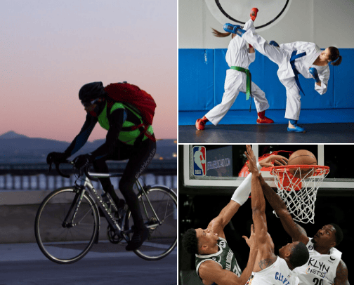 Sport cover photo collage
