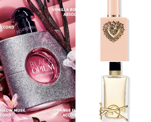 Parfumes cover photo collage