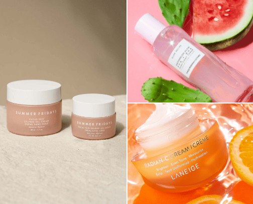 Skincare routine for dry skin cover photo collage