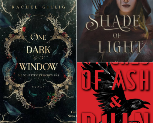 Recommended YA Fantasy Books cover photo collage