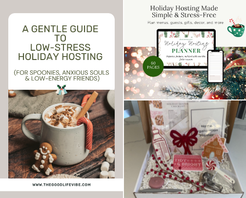 Low Energy Entertaining For The Holidays cover photo collage