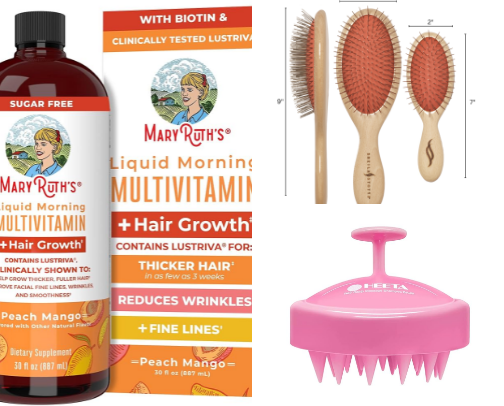 Postpartum Hair Loss Support cover photo collage