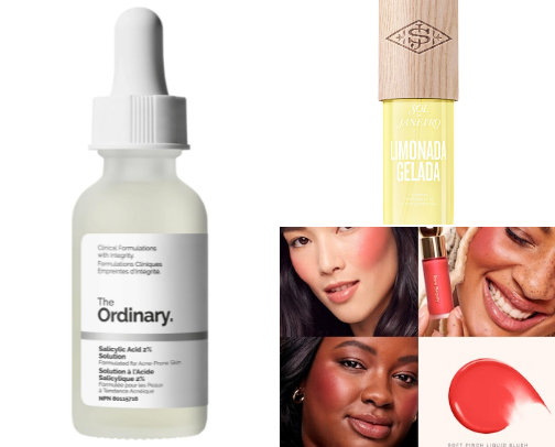 Skin care , self-care ( trendy makeup )🤍 cover photo collage