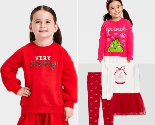 What my kids will wear for their million Chrismas events cover photo collage