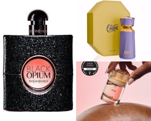 Compliment grabbing perfume! cover photo collage