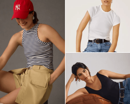 Clothing favs for summer cover photo collage