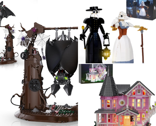 Spooky “Lego” finds cover photo collage