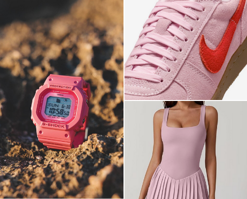 Pop of Pink! cover photo collage