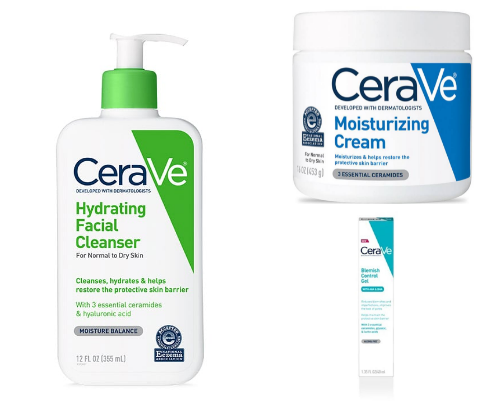 Skincare for sensitive skin cover photo collage