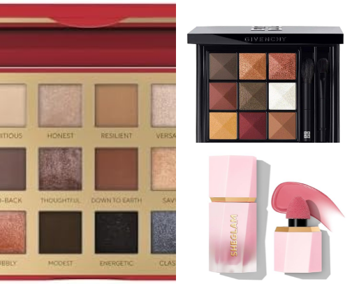 Make up products cover photo collage