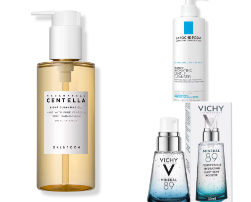 My night skincare routine cover photo collage