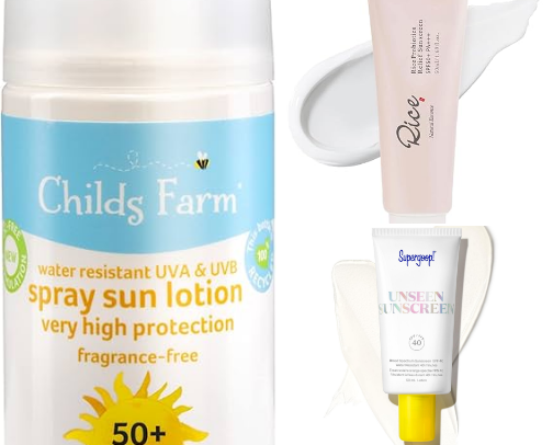 Ultimate Sun Protection Guide: Non Greasy Sunscreens & SPF Essentials cover photo collage