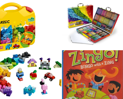 Toys & Gifts for Kids Ages 5–7: Creative, Active & Screen-Free Ideas cover photo collage