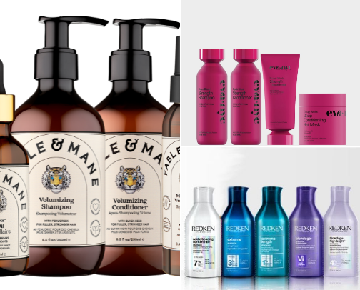 best haircare lines! cover photo collage