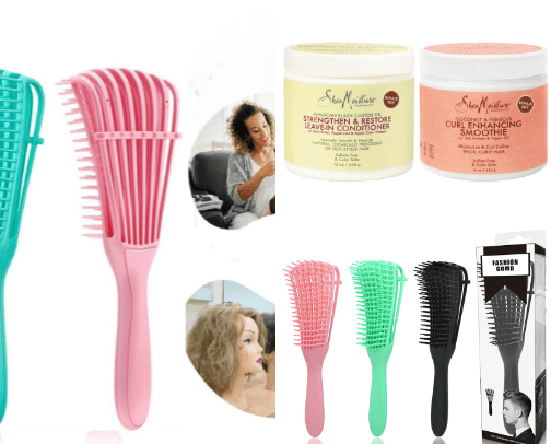 Affordable hair products for natural curls method💇🏼‍♀️ cover photo collage