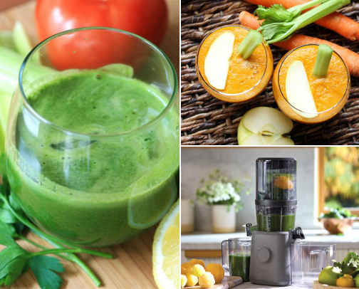 Juicing: A Delicious Way to Boost Your Wellness cover photo collage