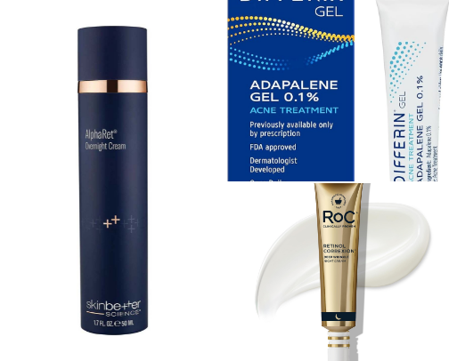 Derm Nurse Approved Retinol & Retinoid Favorites ⭐ cover photo collage