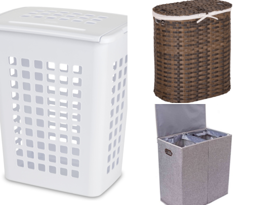 I Finally Found Laundry Hampers That Actually Stay Upright Every Time cover photo collage