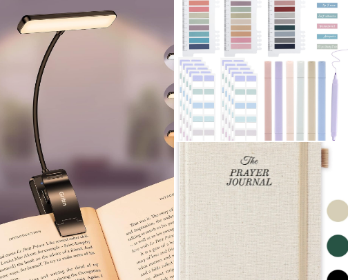 Faith Essentials: Christian Products to Strengthen Your Walk with God cover photo collage