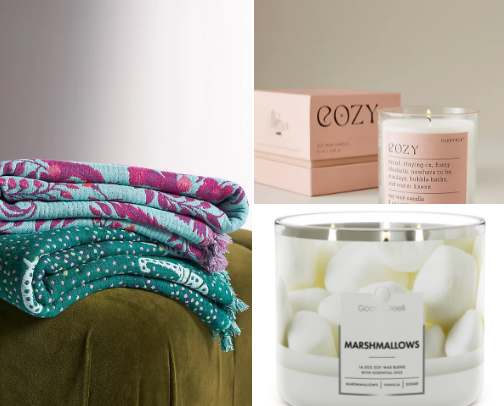 Everything you need to create a cozy atmosphere at home 🛁 cover photo collage