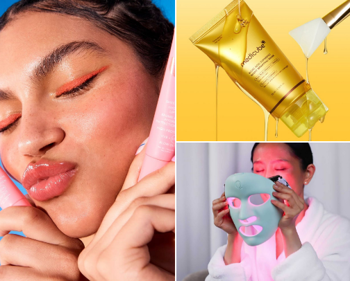 Dreamy AF Skincare Recs 💖🌸☁️ cover photo collage