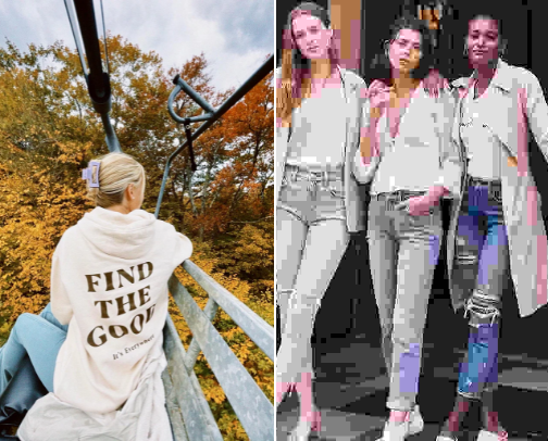 Fashion cover photo collage