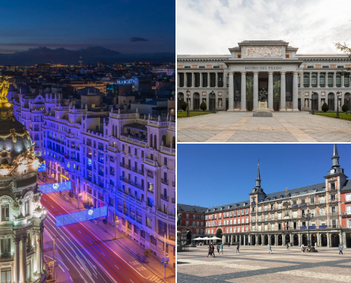 Explore Madrid: My favorite city😍 cover photo collage
