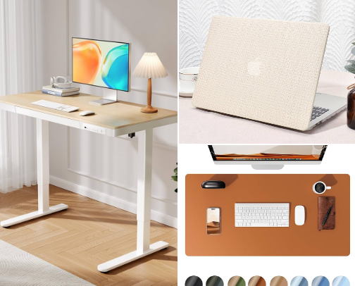 The Functional Aesthetic: Home Workspace Glow Up cover photo collage