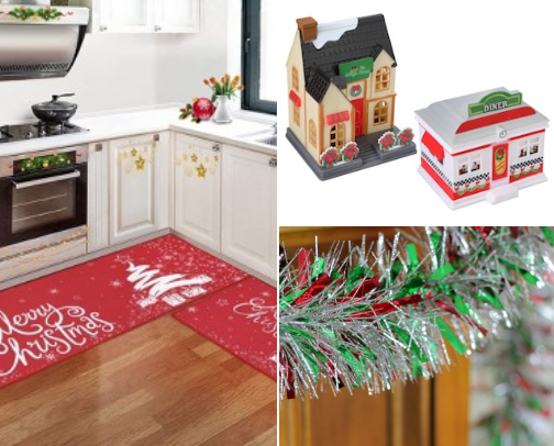 Decked the Halls on a Mom Budget💸🎄 cover photo collage