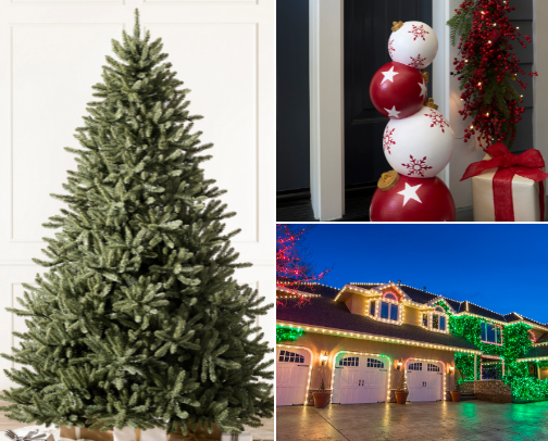 Christmas Decorations List cover photo collage