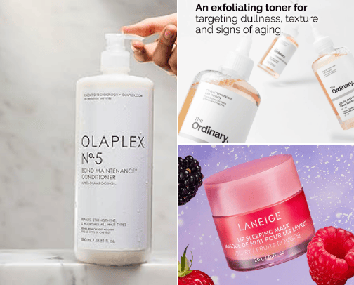 Favorite Beauty Products cover photo collage