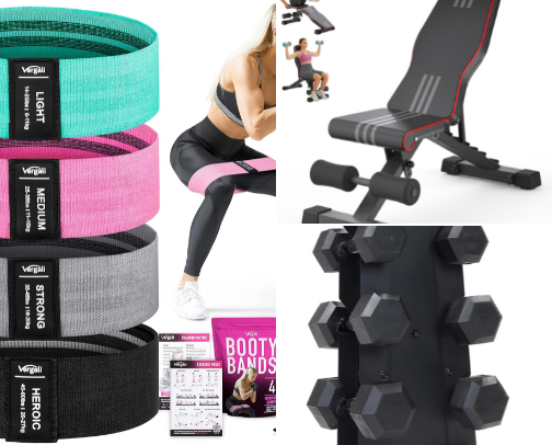 For my at home workout ladies cover photo collage