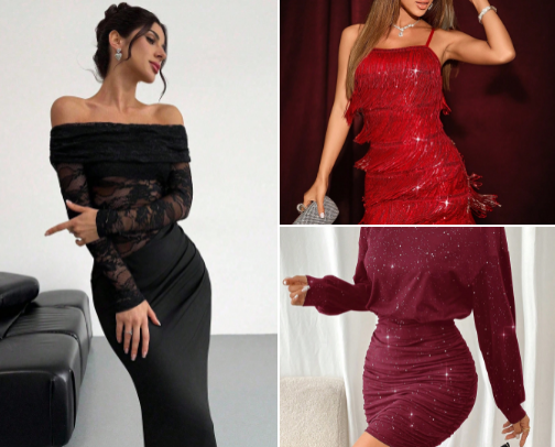 Favourite dresses from Shein cover photo collage
