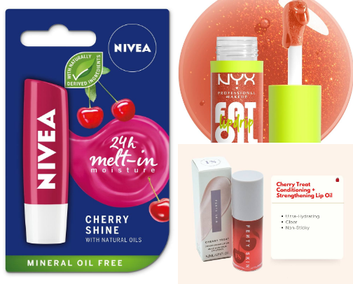 Lip products - for dry girlies cover photo collage