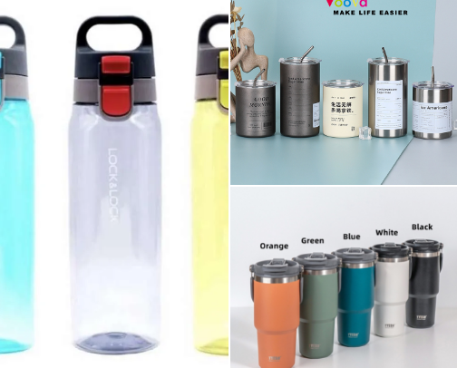 Botol minum cover photo collage