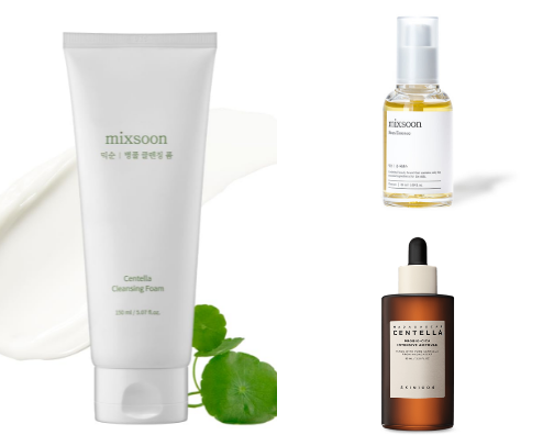 Skincare for combo skin cover photo collage